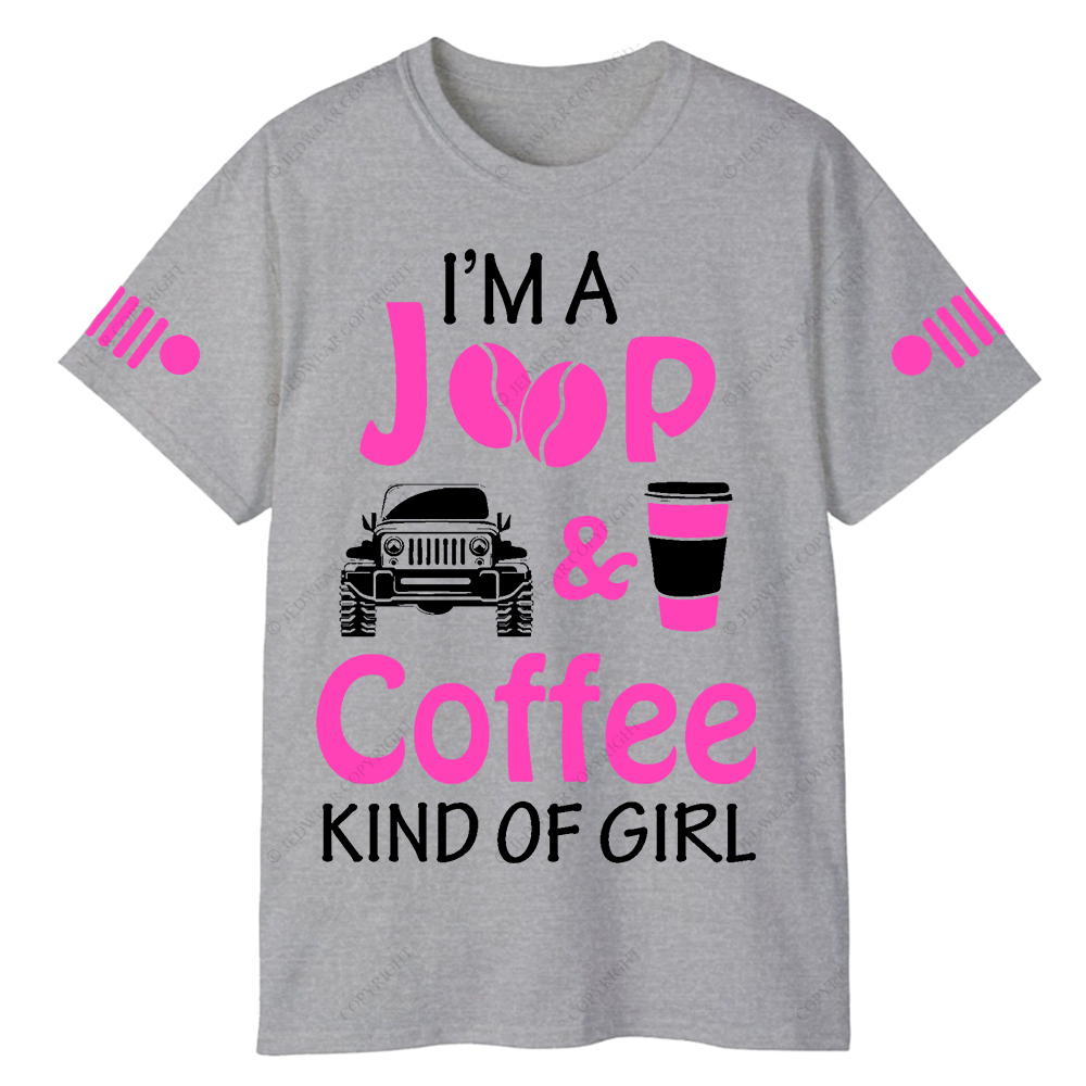 I’m A Car And Coffee Kind Of Girl Jp T-Shirt
