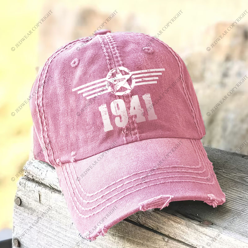 Since 1941 Military Star Rectangle Time Jp Baseball Cap