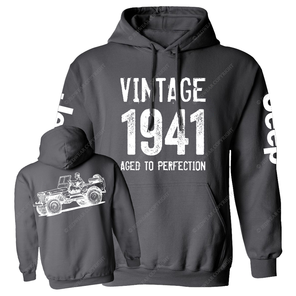 Vintage Aged To Perfection 1941 Jp Casual Hoodie