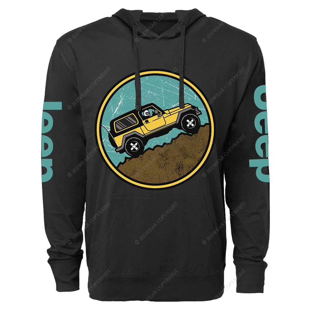 Off-Road Adventure Vehicle Mountain Jp  Lightweight Hoodie