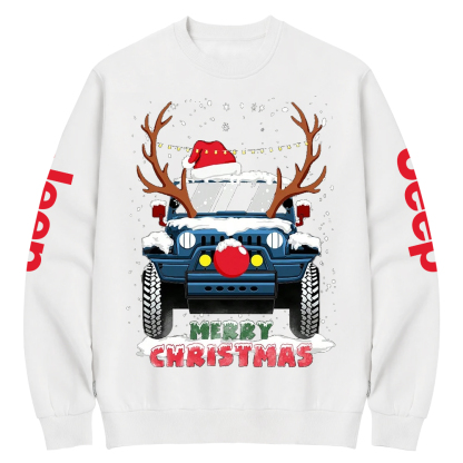 Merry Christmas Santa Jp Crew Neck Sweatshirt