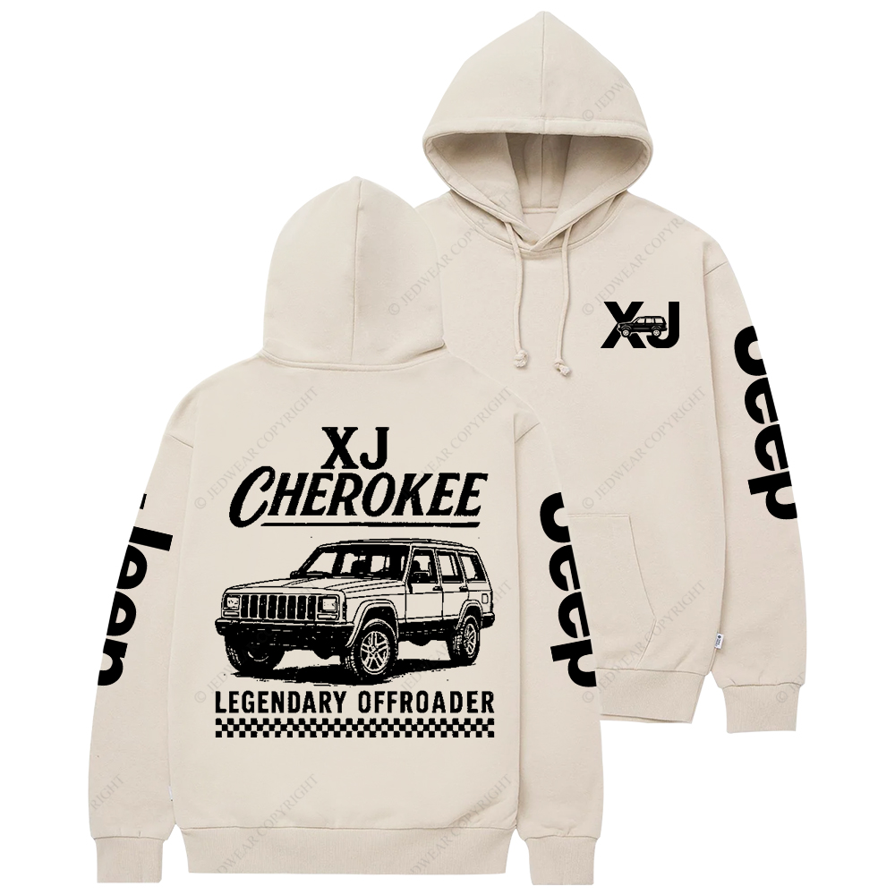 Cherokee XJ Cherokee Legendary Offroader Art Jp Casual Hoodie