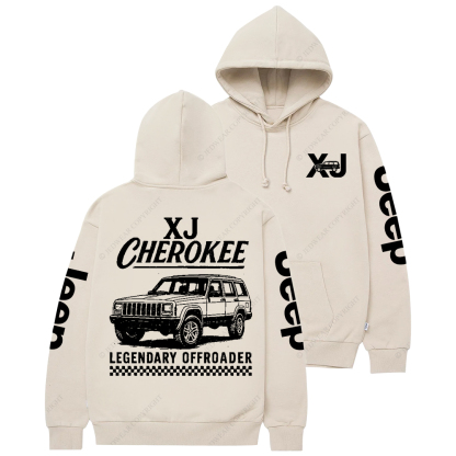 Cherokee XJ Cherokee Legendary Offroader Art Jp Casual Hoodie