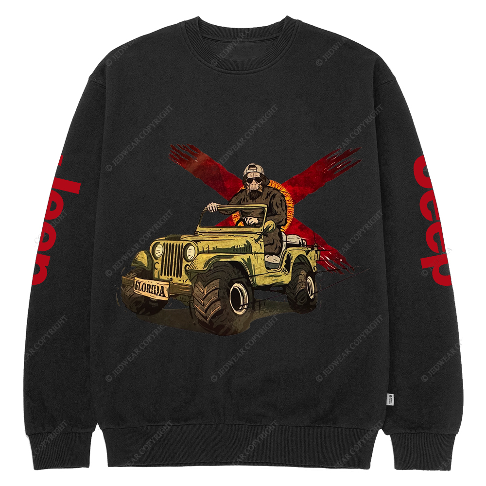 Florida Man Jp Crew Neck Sweatshirt