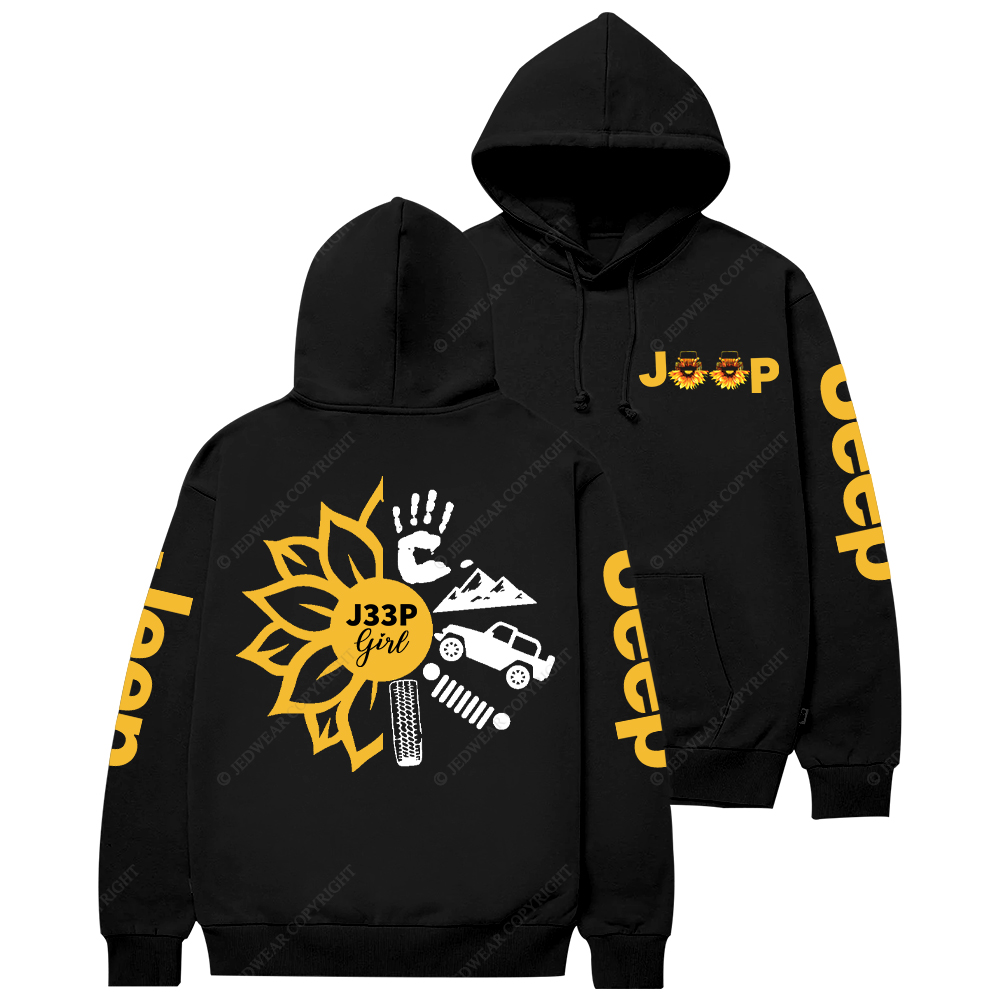Sunflower Girl Jp Casual Hoodie