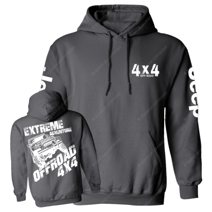 Extreme Adventure Offroad 4x4 Jp Casual Hoodie