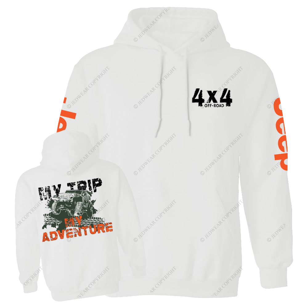 My Trip My Adventure Offroad 4x4 Jp Casual Hoodie