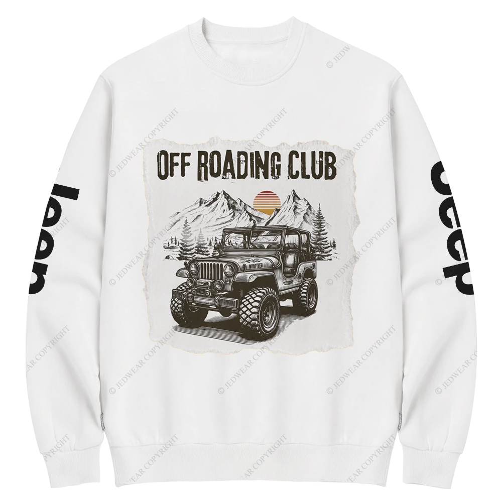 Off-Roading Club Jp Crew Neck Sweatshirt