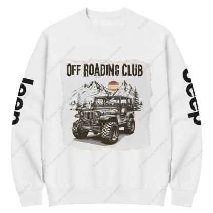 Off-Roading Club Jp Crew Neck Sweatshirt