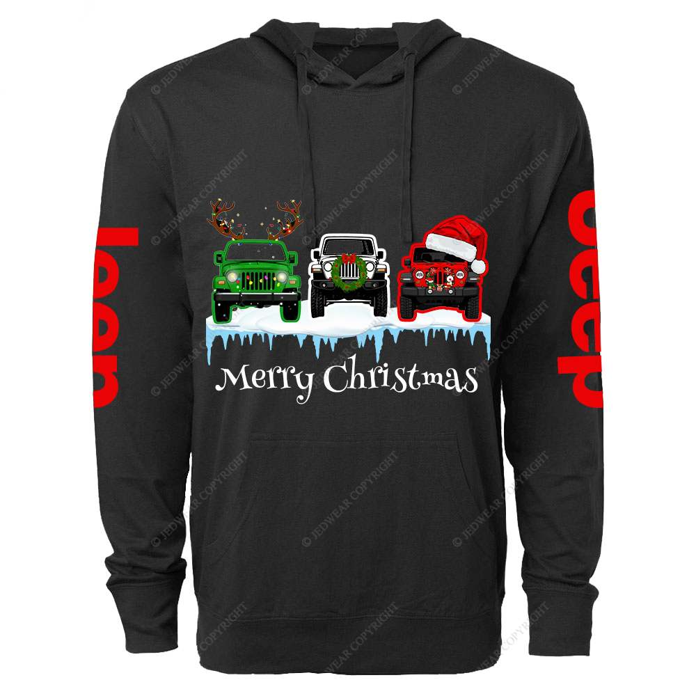 Merry Christmas Jp Lightweight Hoodie