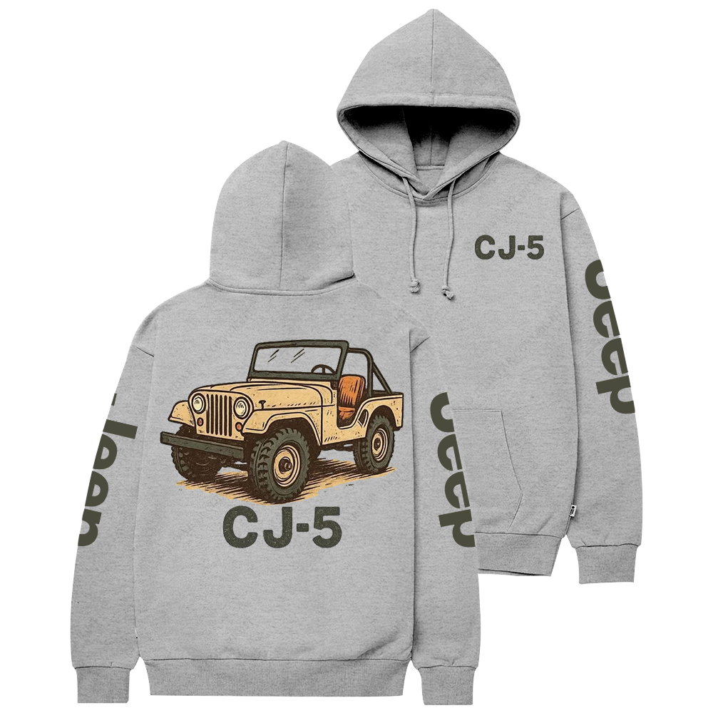 Yellow CJ-5 Jp Casual Hoodie