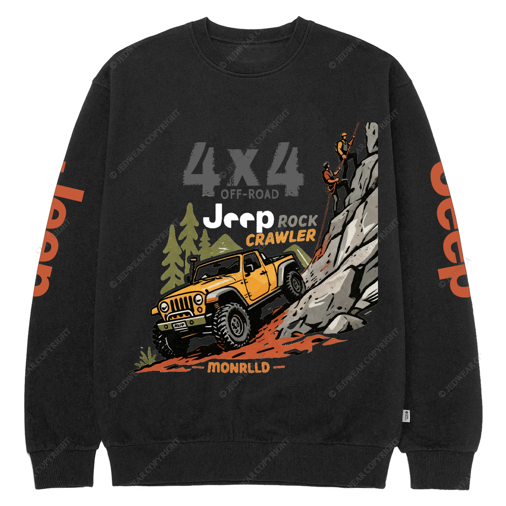 Rock Crawler Monrlld Jp Crew Neck Sweatshirt