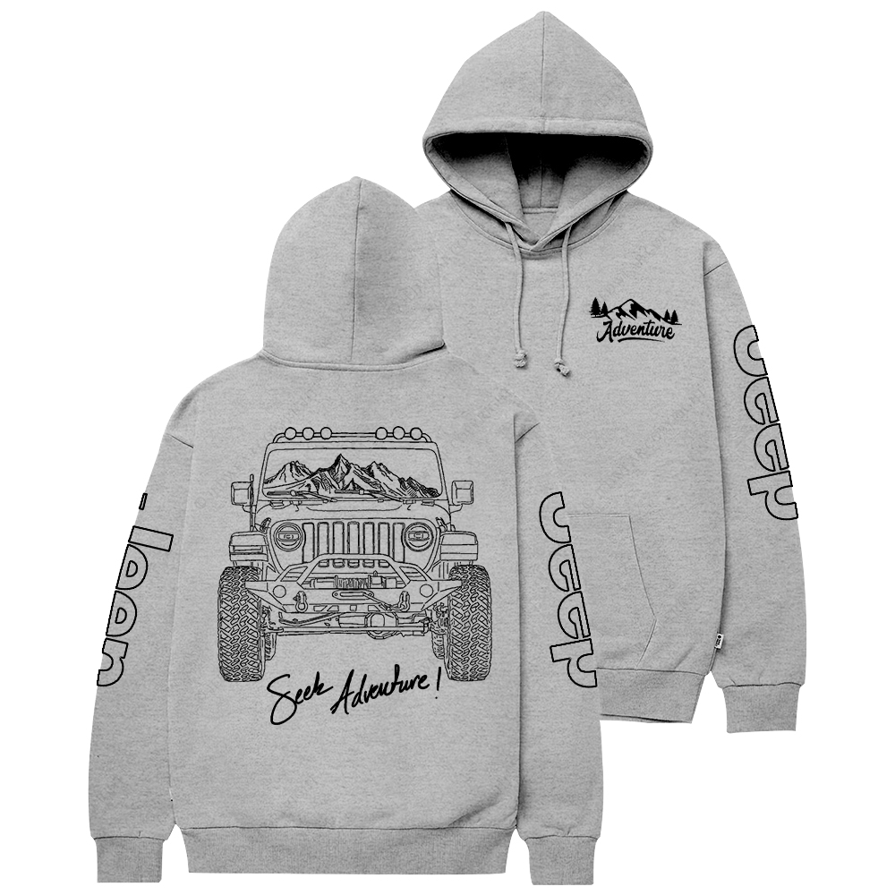 JL Hand-Painted Line Design Jp Casual Hoodie
