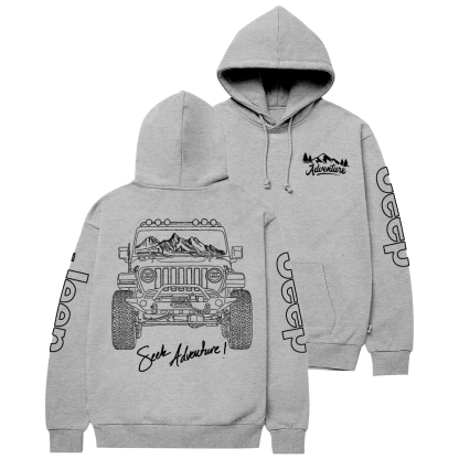 JL Hand-Painted Line Design Jp Casual Hoodie