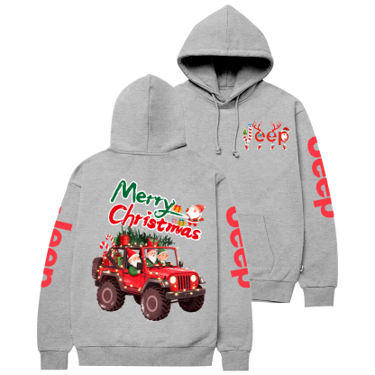 Merry Christmas Santa Claus Driving Jp Casual Hoodie