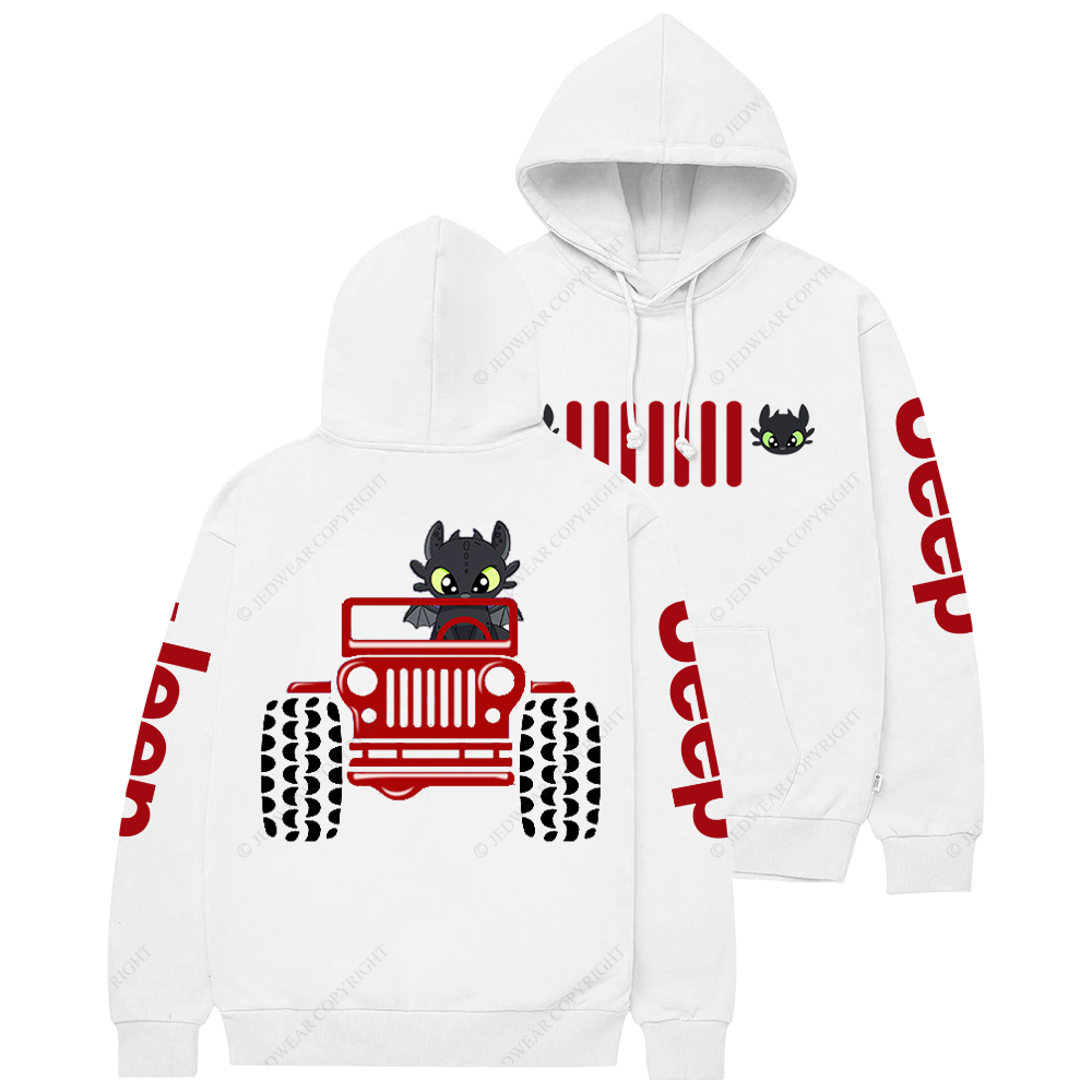 A Little Bat Is Driving A Car Jp Casual Hoodie