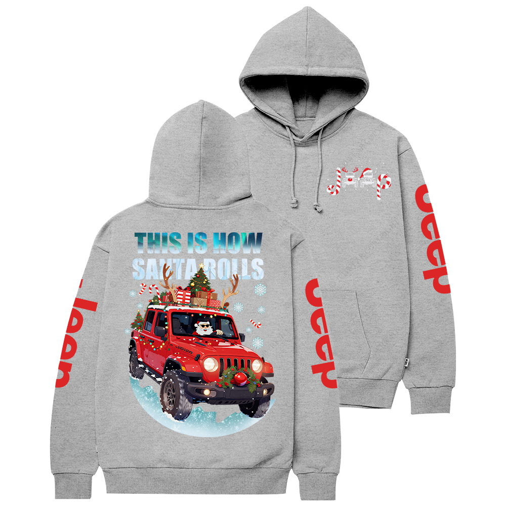 This Is How Santa Rolls Jp Casual Hoodie