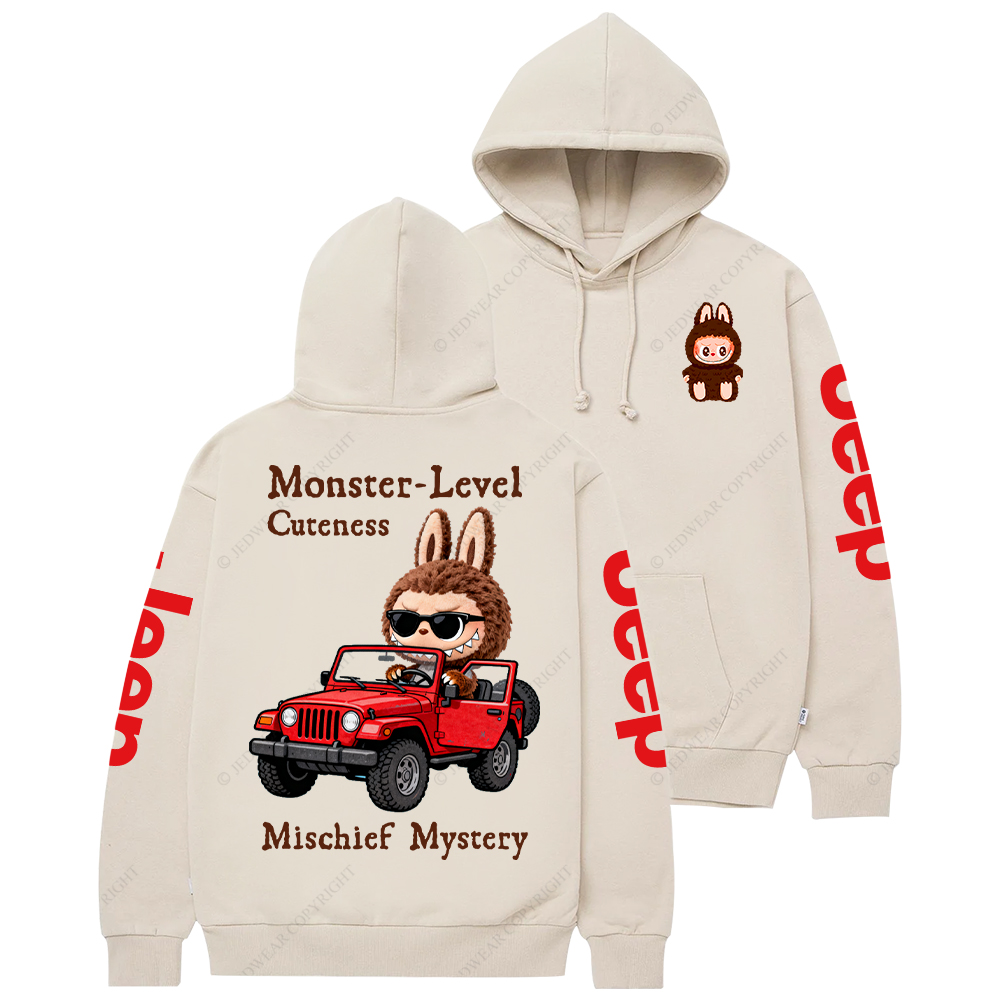 Monster-Level Cuteness Mischief  Mystery Labubu Jp Casual Hoodie