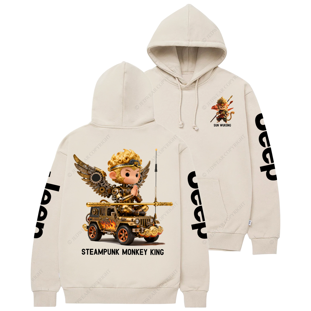 Steampunk Monkey King Jp Casual Hoodie