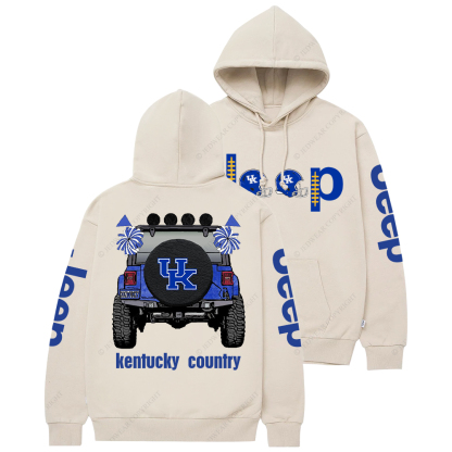 Kentucky Wildcat Country Jp Casual Hoodie