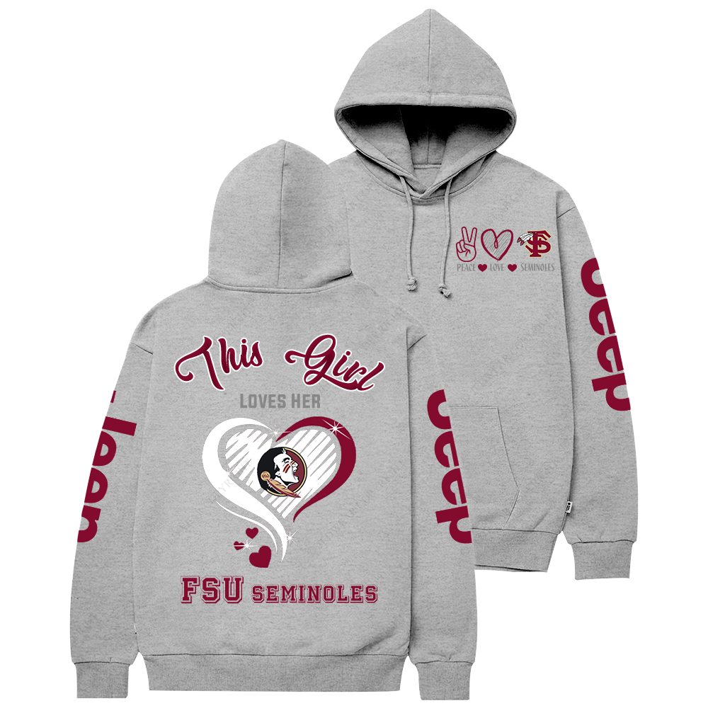 This Girl Loves Her FSU Seminoles Jp Casual Hoodie