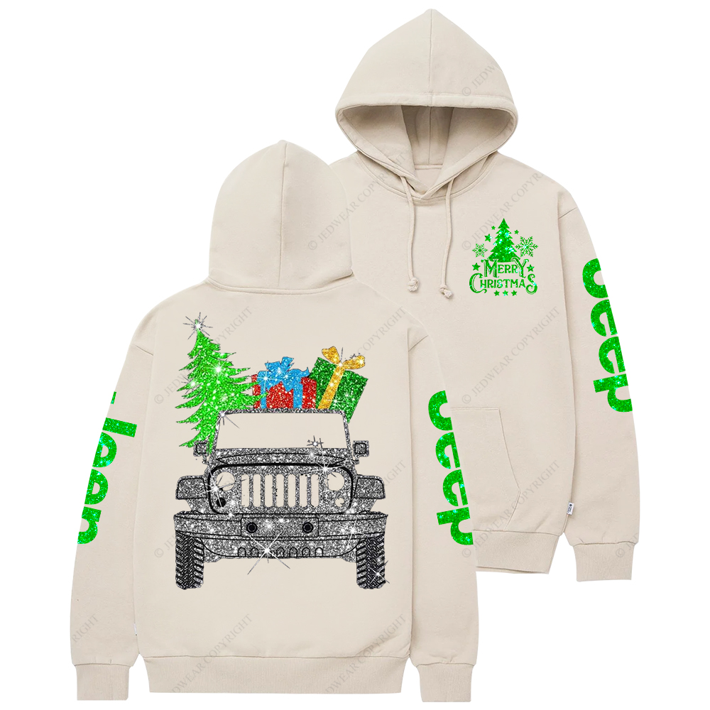 Merry Christmas Bling Jp Casual Hoodie