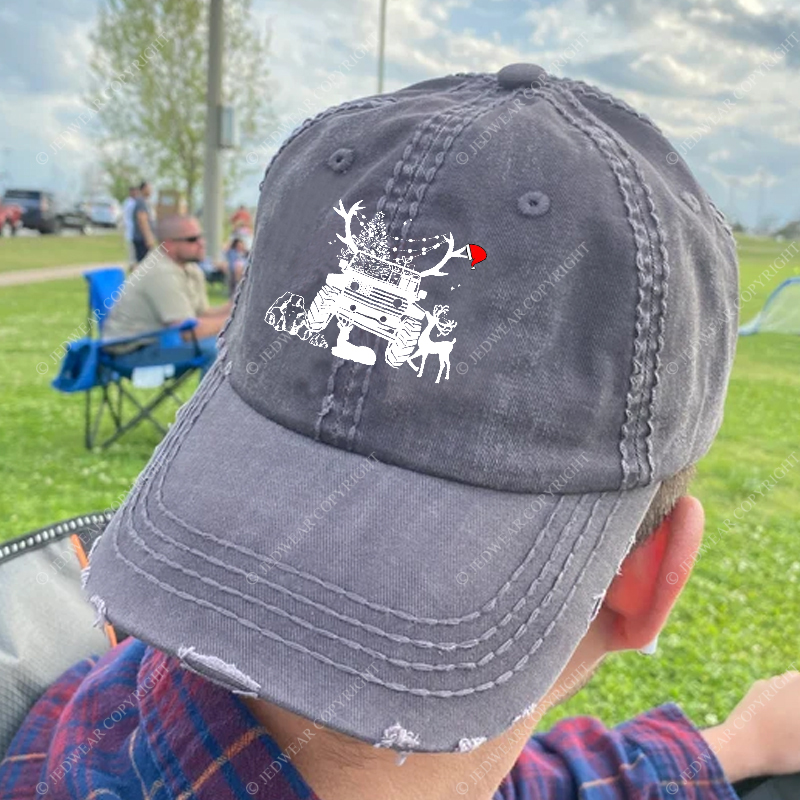 Christmas American Off Road 4x4 Car Jp Baseball Cap