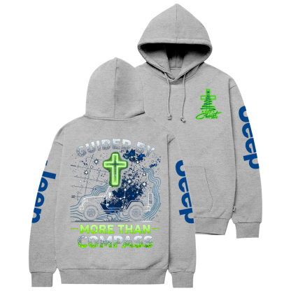 Guide By More Than Compass Jesus Jp Casual Hoodie