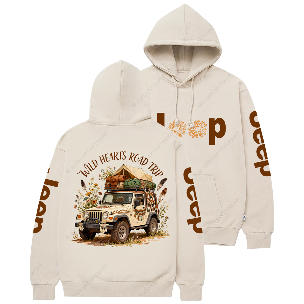 Wild Hearts Road Trip Jp Casual Hoodie