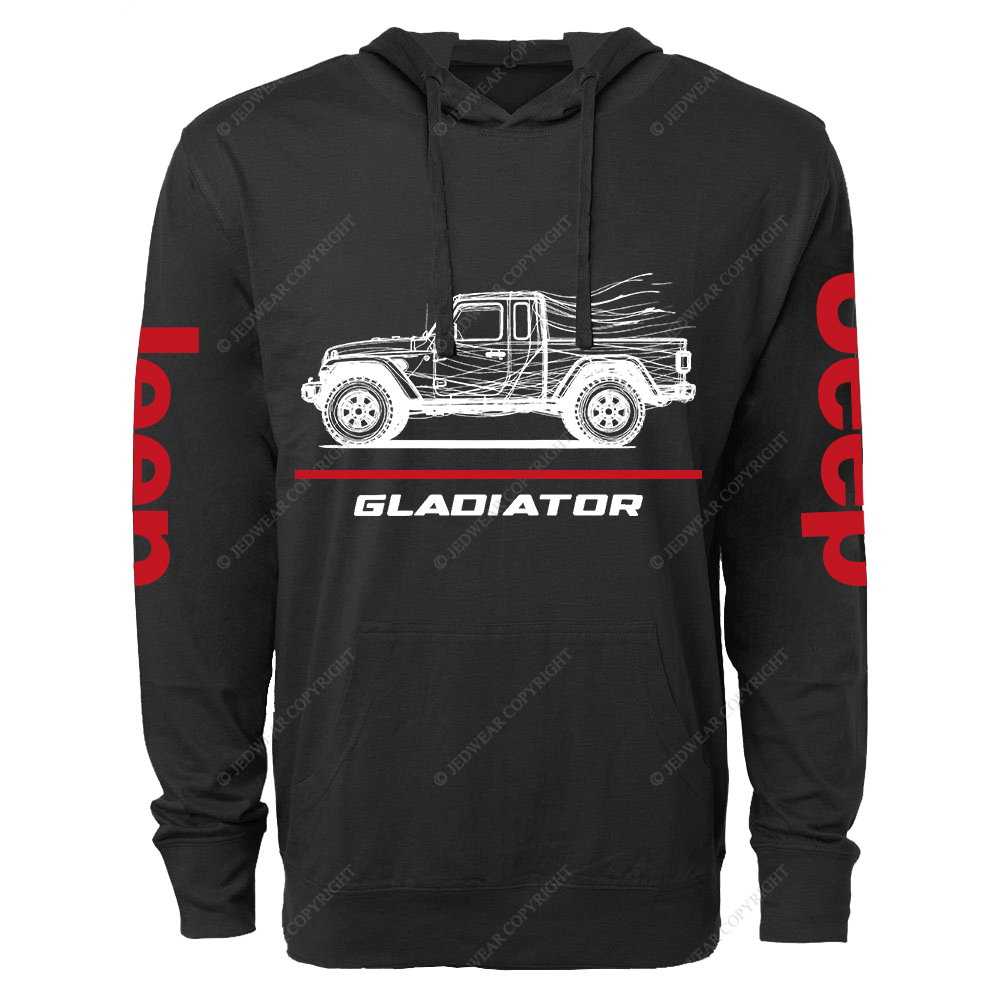 Gladiator Red Line Jp Oversized Lightweight Hoodie   