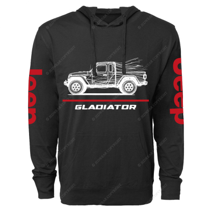 Gladiator Red Line Jp Oversized Lightweight Hoodie   