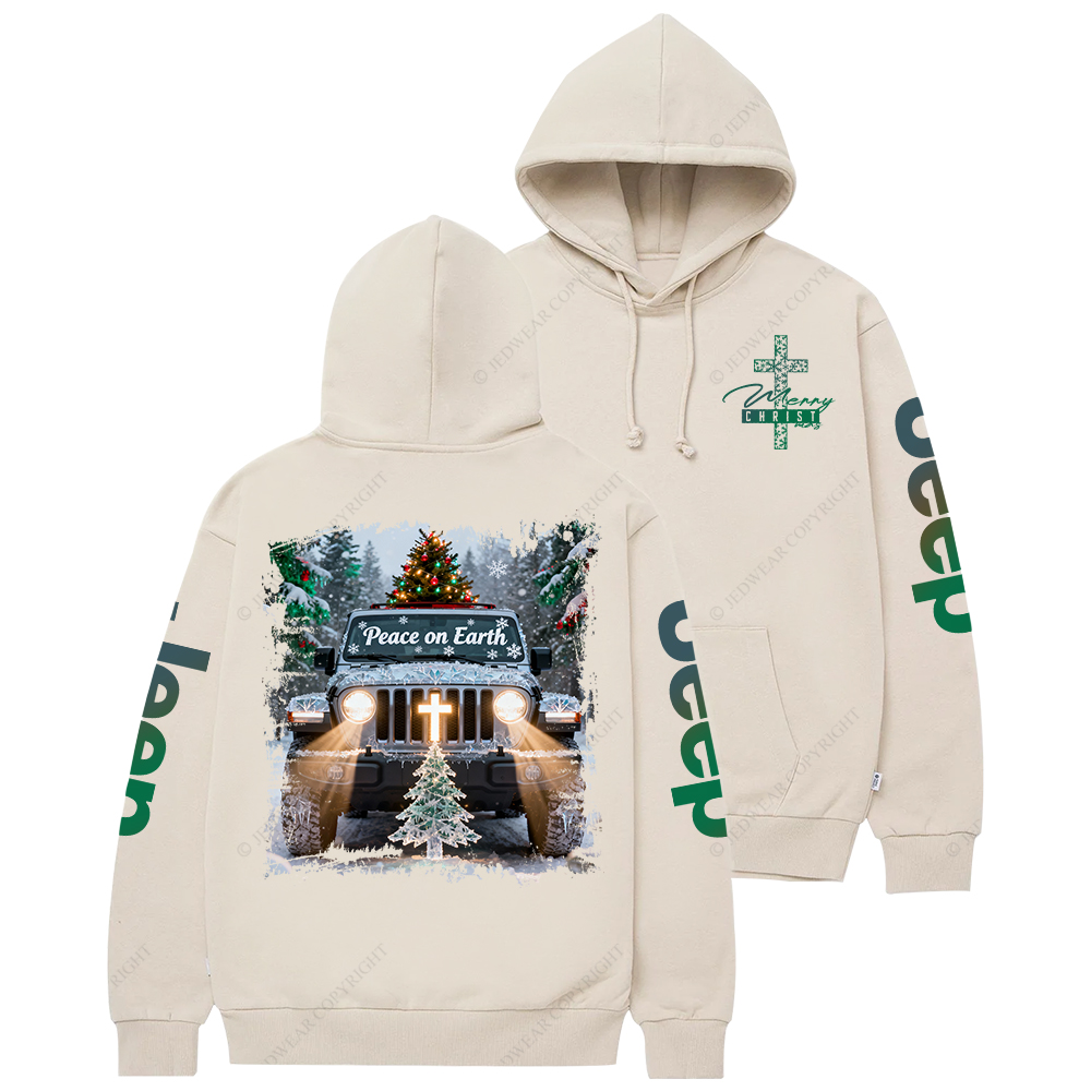 Merry Christmas Peace On Earth Jp Casual Hoodie