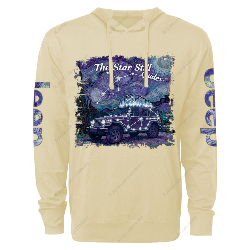 The Star Still Guides Jp Oversized Lightweight Hoodie   