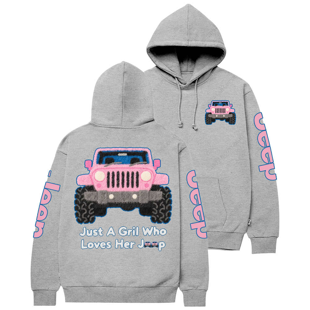Just A Girl Who Loves A Car Jp Casual Hoodie