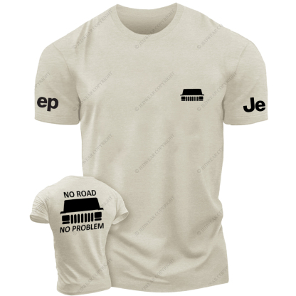 NO Road No Problem Front And Rear Design JP T-Shirt