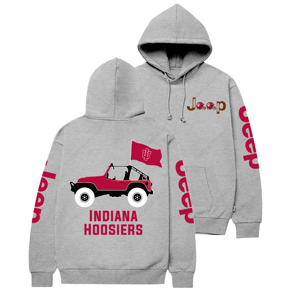 Indiana Hoosiers Football Jp Casual Hoodie