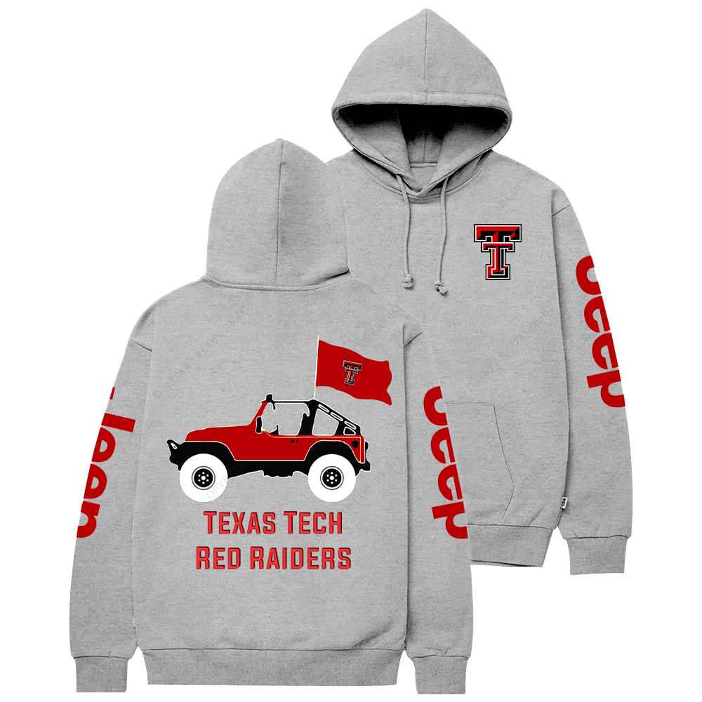 Texas Tech Red Raiders Football Jp Casual Hoodie