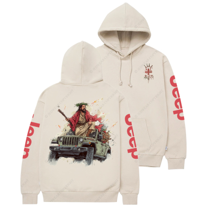 Religion Jesus Is King Cross Jp Casual Hoodie