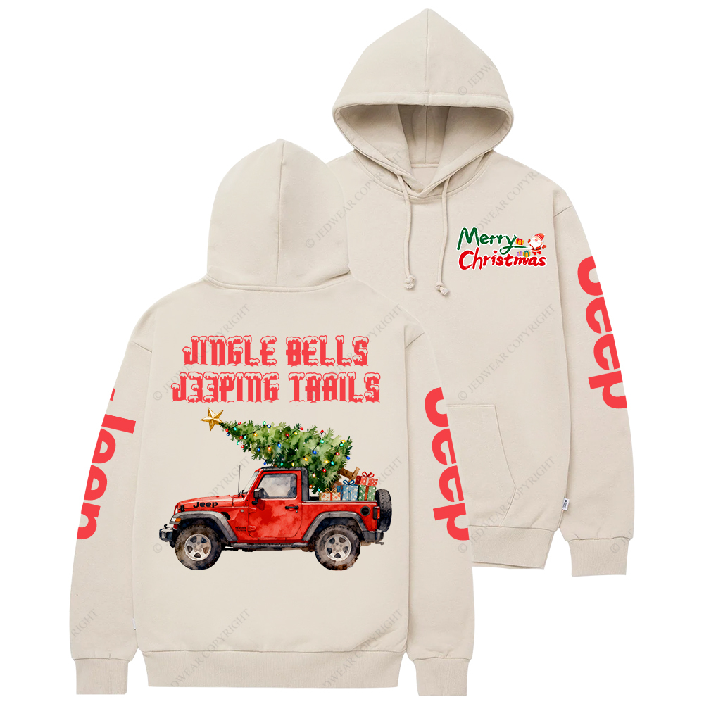 Jingle Bells J33ping Trail Jp Casual Hoodie