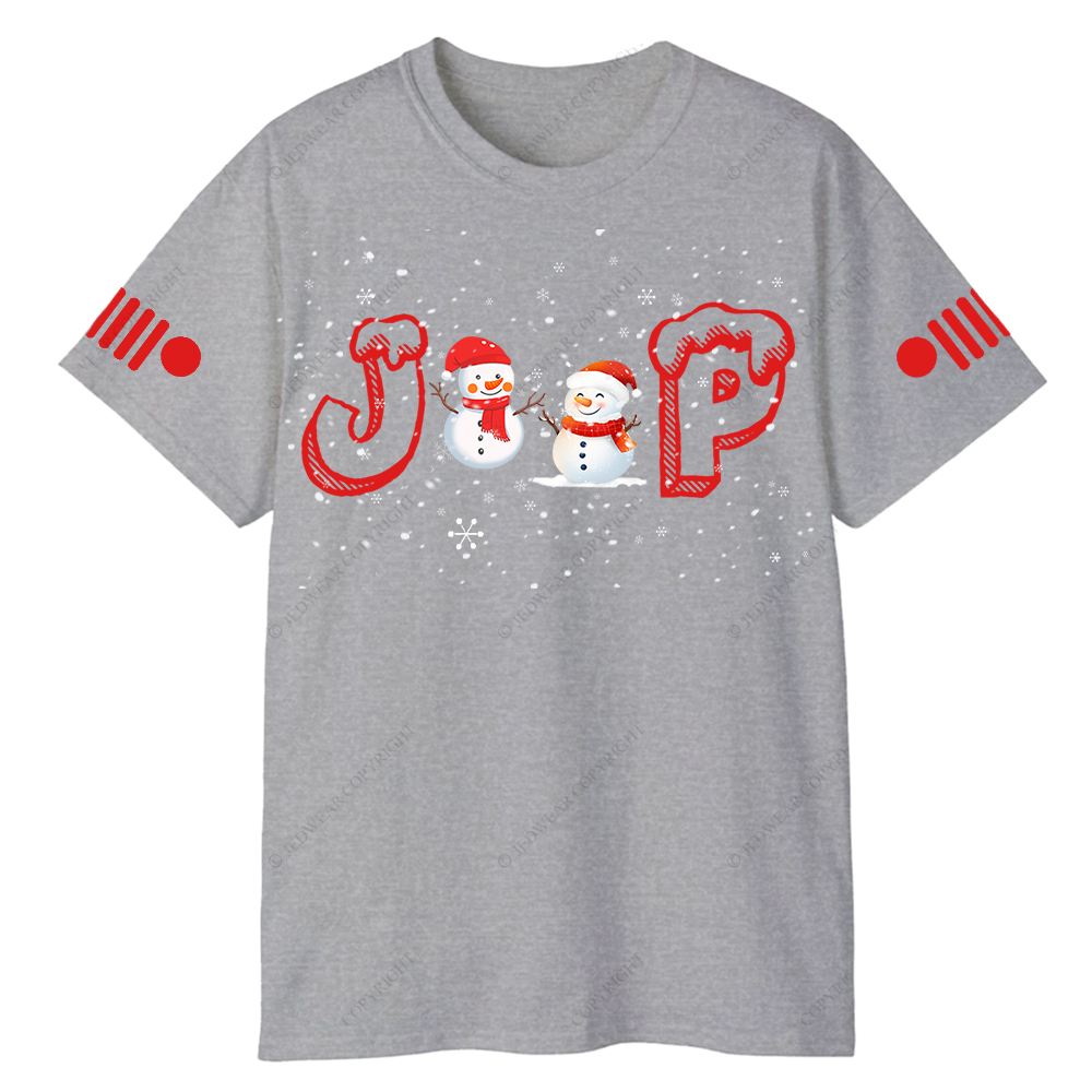Merry Christmas Snowman Jp T-Shirt