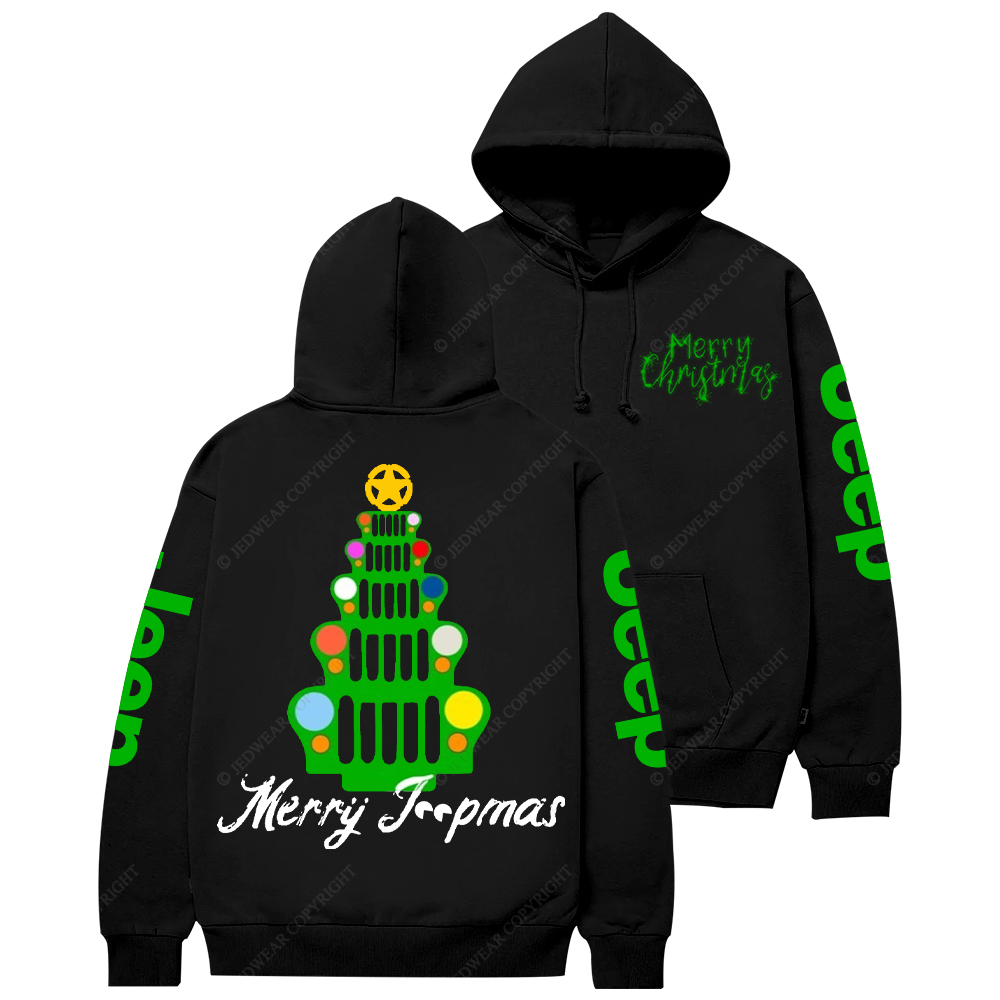 Merry Christmas Tree Jp Casual Hoodie