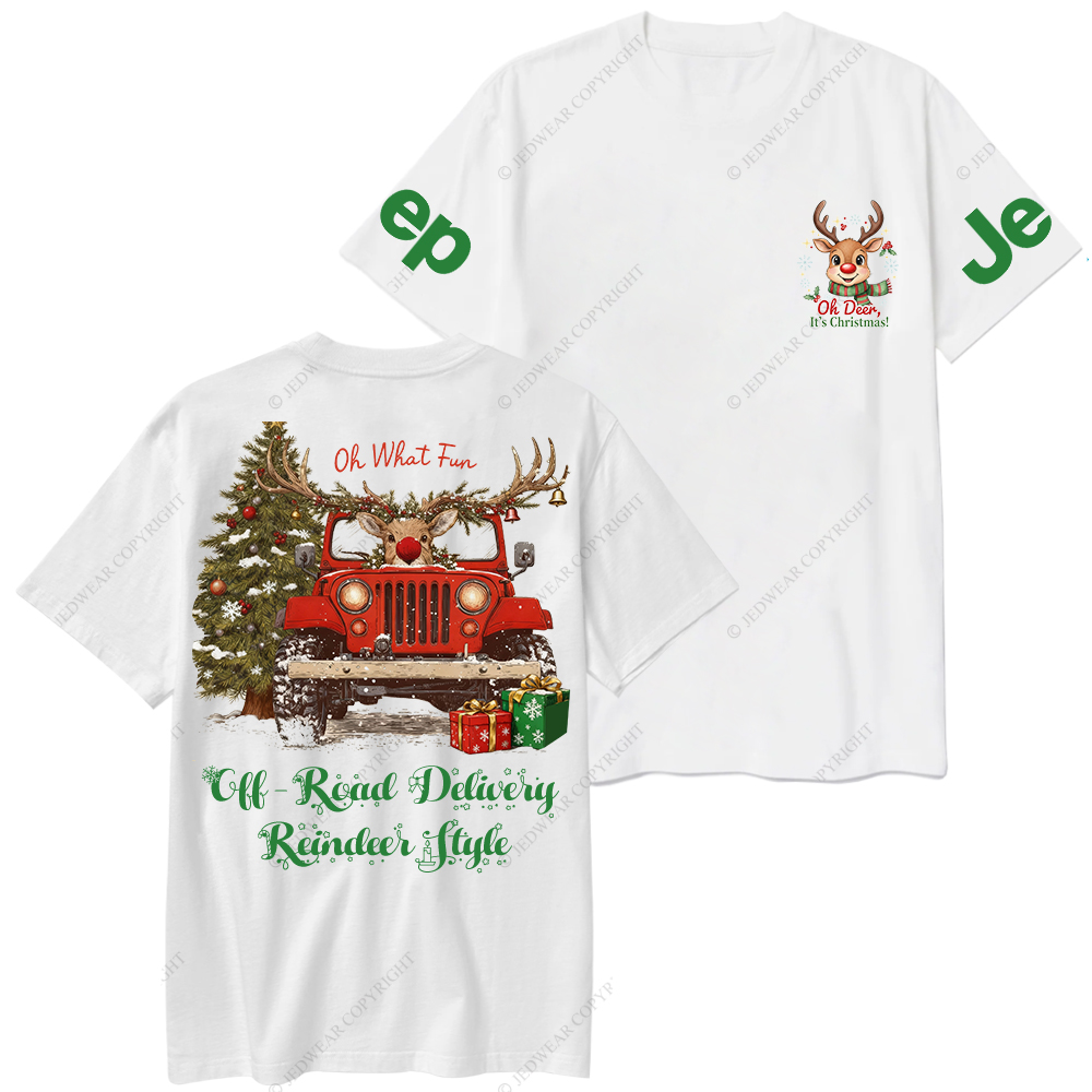 Off-Road Delivery Reindeer Style Merry Christmas Jp T-Shirt