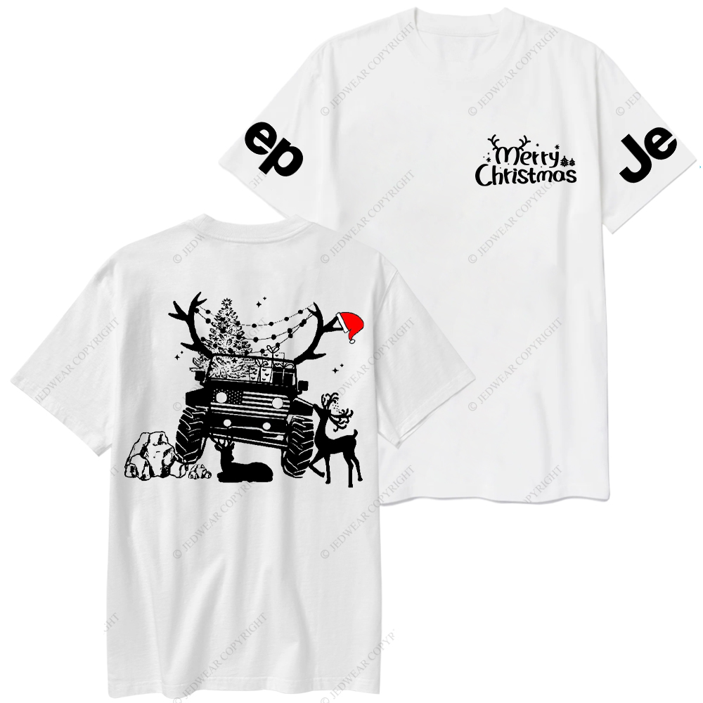 Christmas American Off Road 4x4 Car Jp T-Shirt
