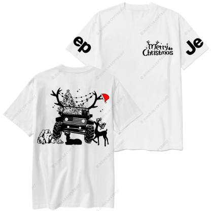 Christmas American Off Road 4x4 Car Jp T-Shirt