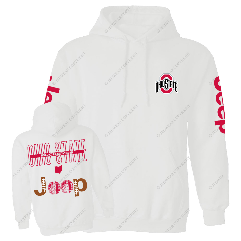 Buckeyes The Ohio State University Football Jp Casual Hoodie