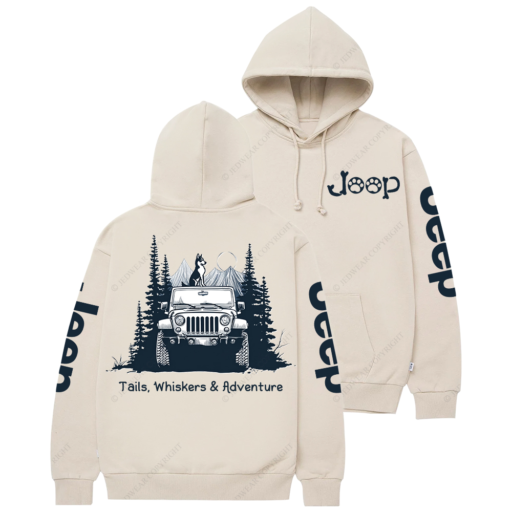 Tails Whiskers Adventure Jp Casual Hoodie