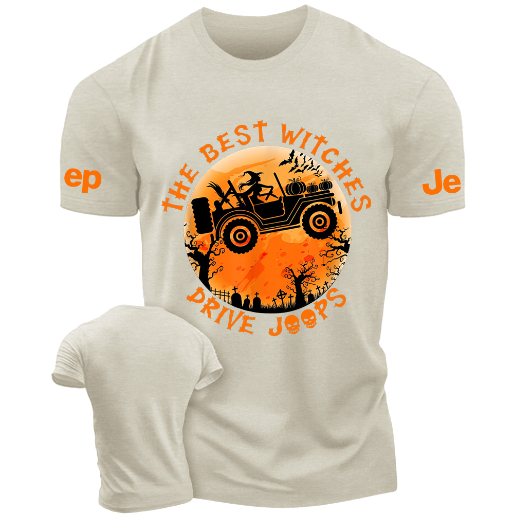 JP Halloween The Best Witches Drive Skull  Bat JP T-Shirt