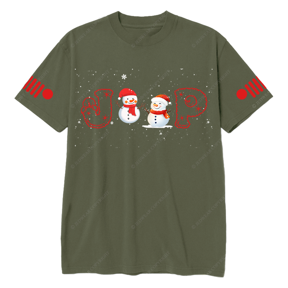 Merry Christmas Snowman Jp T-Shirt