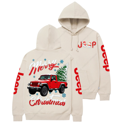 Merry Christmas And Tree Jp Casual Hoodie