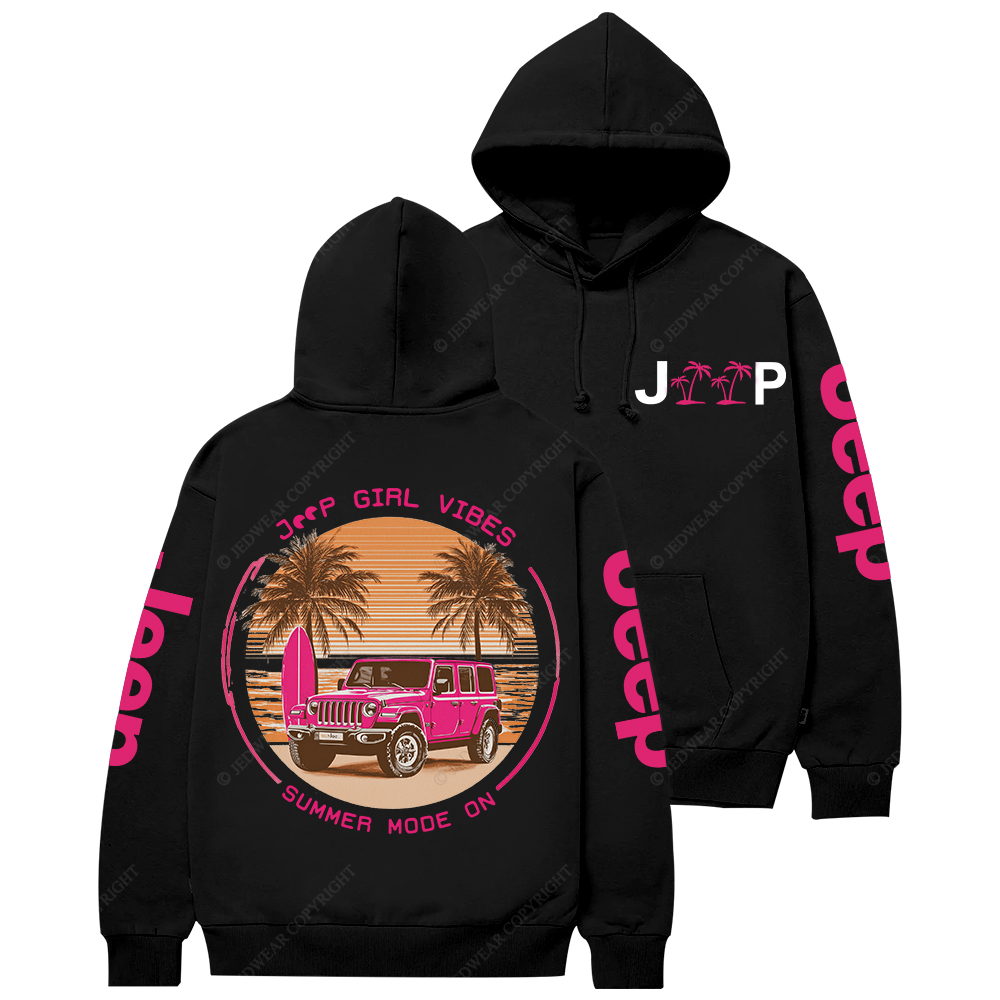 Car Girl Vibes Summer Mode On Jp Casual Hoodie